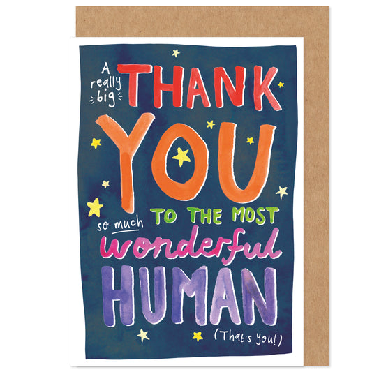 Wonderful Human Thank You Card