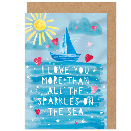 More Than All The Sparkles On The Sea Card