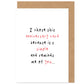 Simple And Reminds Me Of You Funny Anniversary Card