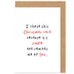 Simple And Reminds Me Of You Funny Christmas Card