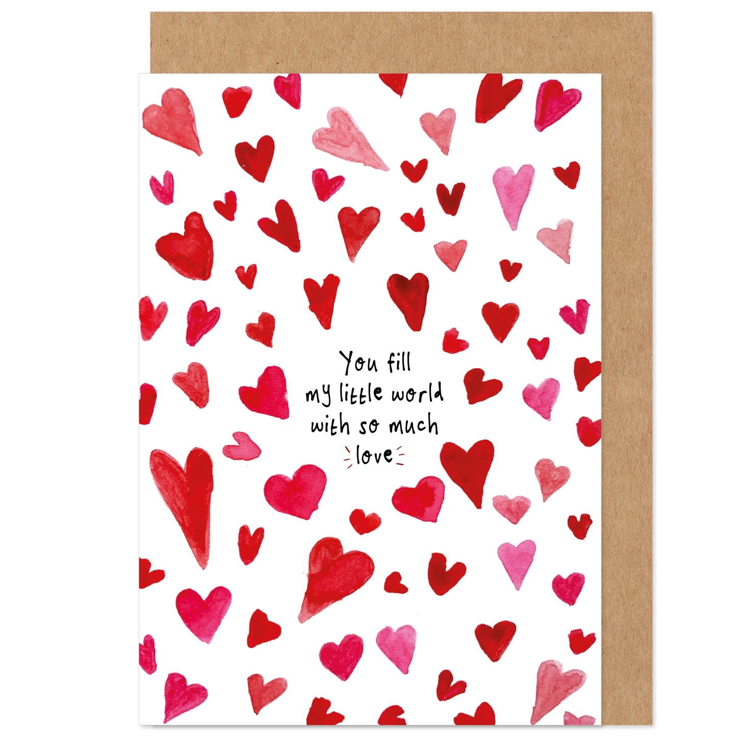 Fill My World With Love Cute Valentine's / Anniversary Card